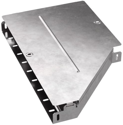 Переходник левый для лотка с крышкой Промрукав Стандарт 600х300х50 фото Переходник левый для лотка с крышкой Промрукав Стандарт 600х300х50 картинка